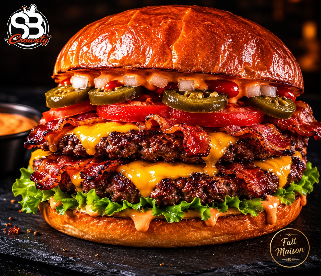 Double Smash Burger SB Crousty